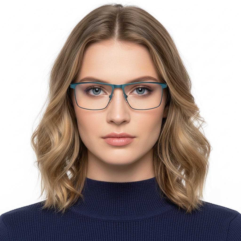 BS2425-0332_Grey_Rectangular_Metal_Glasses_model