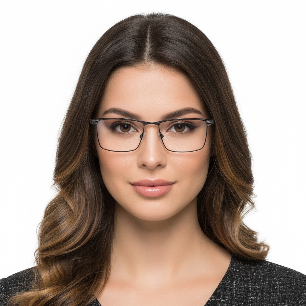 BS2425-0339_Brown_Rectangular_Metal_Glasses_model