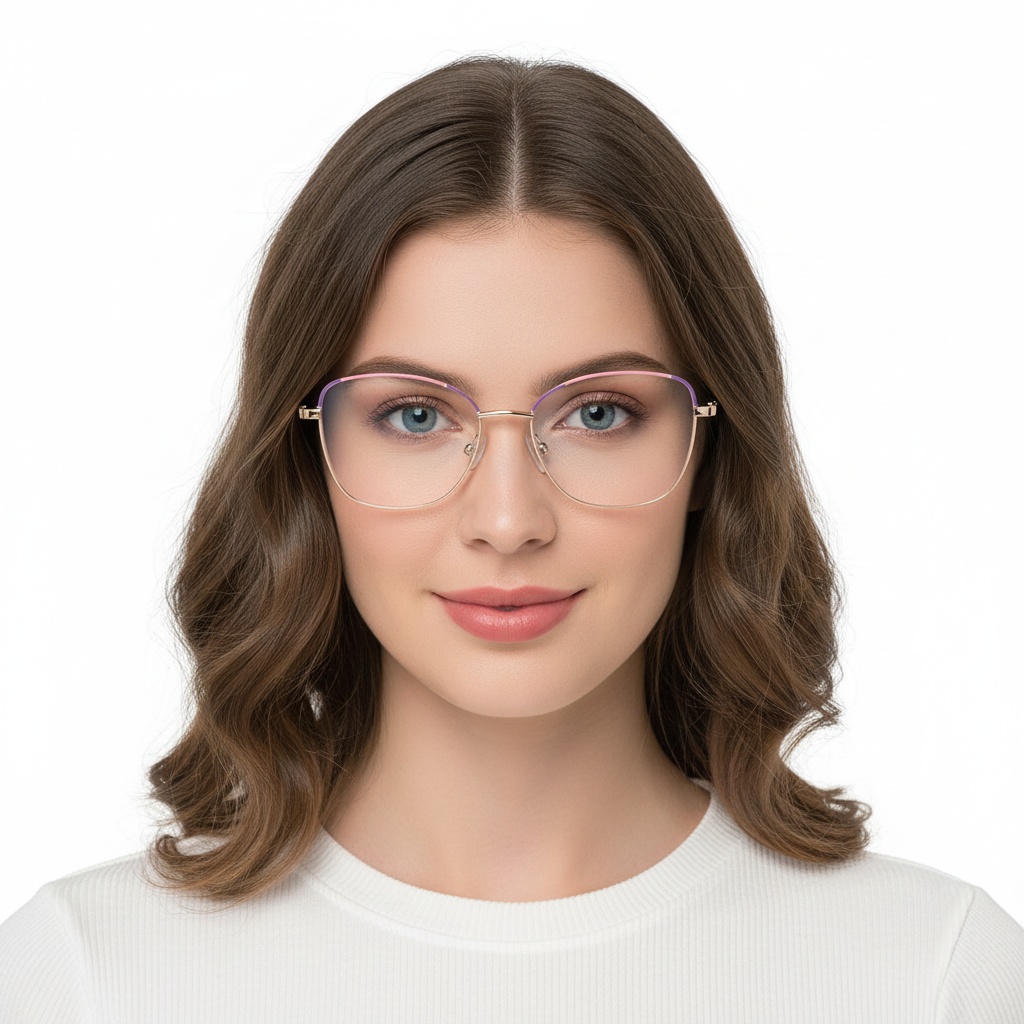 BS2425-0355_Pink_Butterfly_Metal_Glasses_model