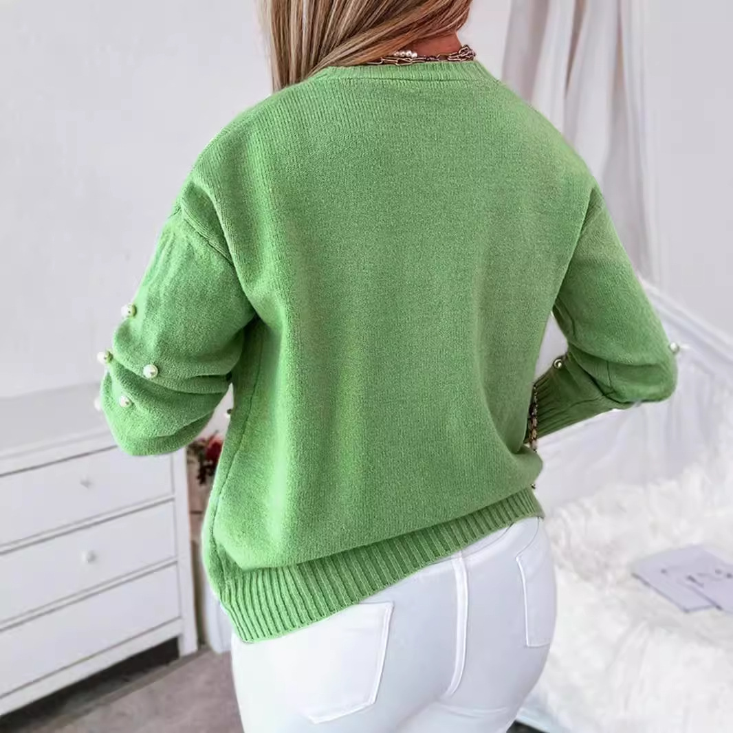 Knitted Cardigan Vest Set - Women's Spring Autumn Two-Piece SSU-00015