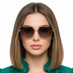 BS2503-0053_Golden_Geometric_Metal_Sunglasses_model