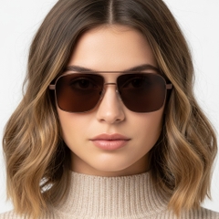 BS2503-0061_Copper_Aviator_Metal_Sunglasses_model