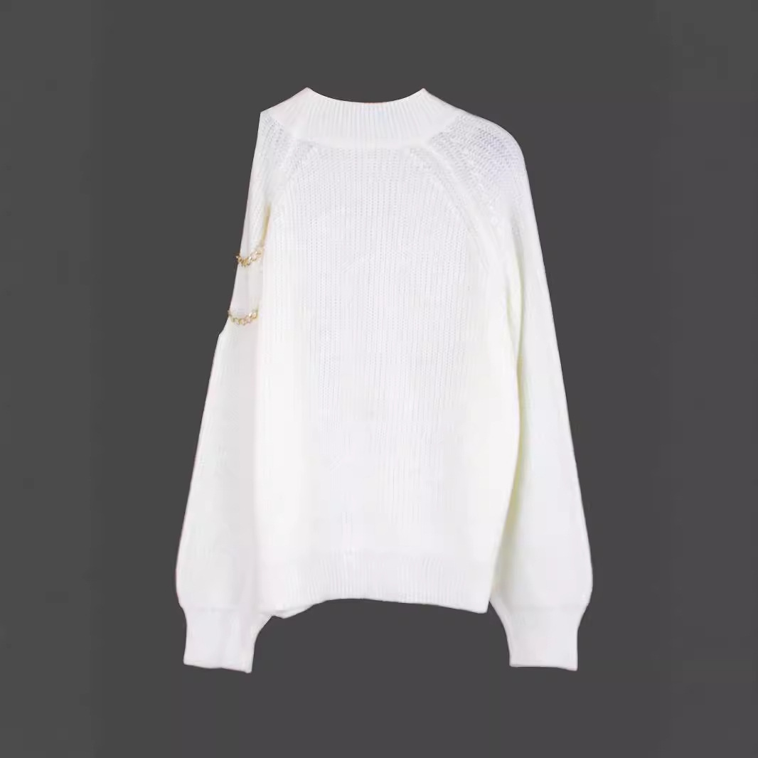 Cashmere Sweater Women Crewneck Long Sleeve Knit Top SSU-00043