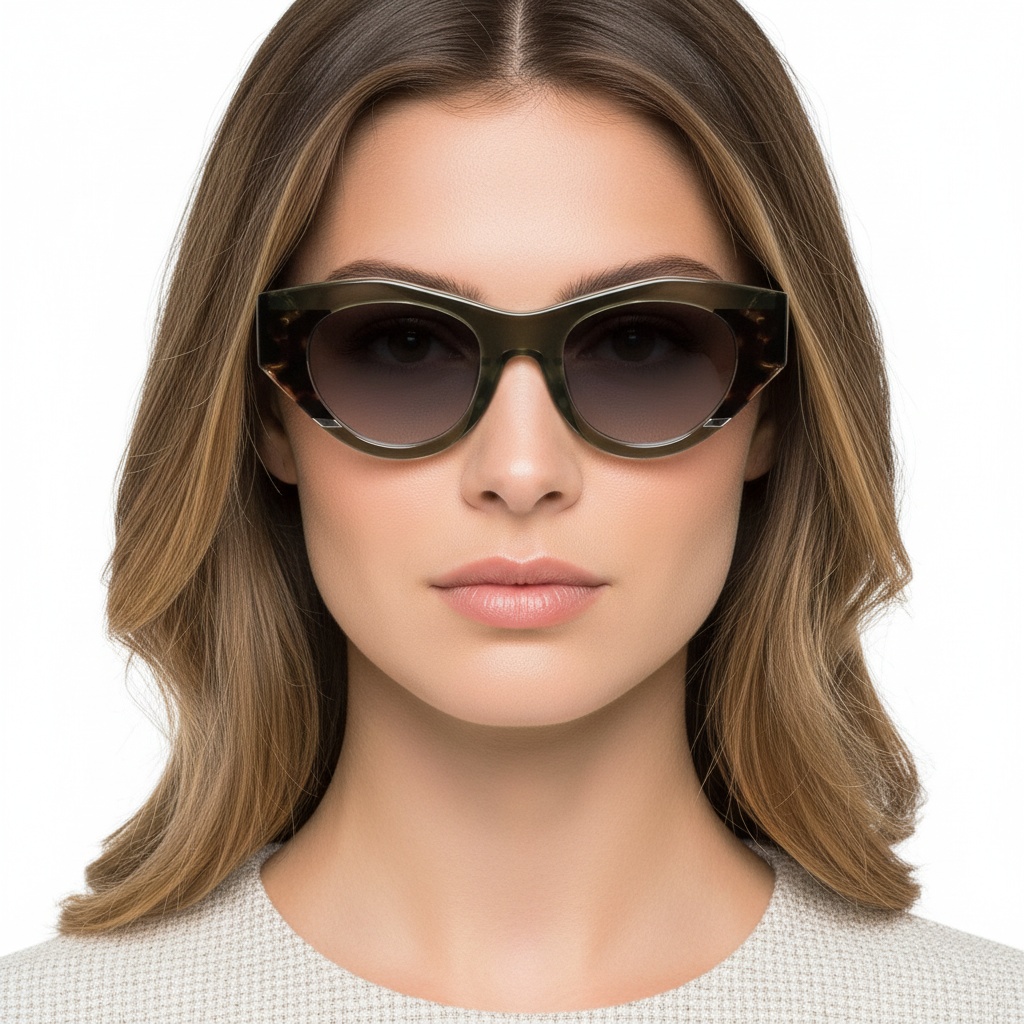 BS2607-0076_Green_Butterfly_Acetate_Sunglasses_model