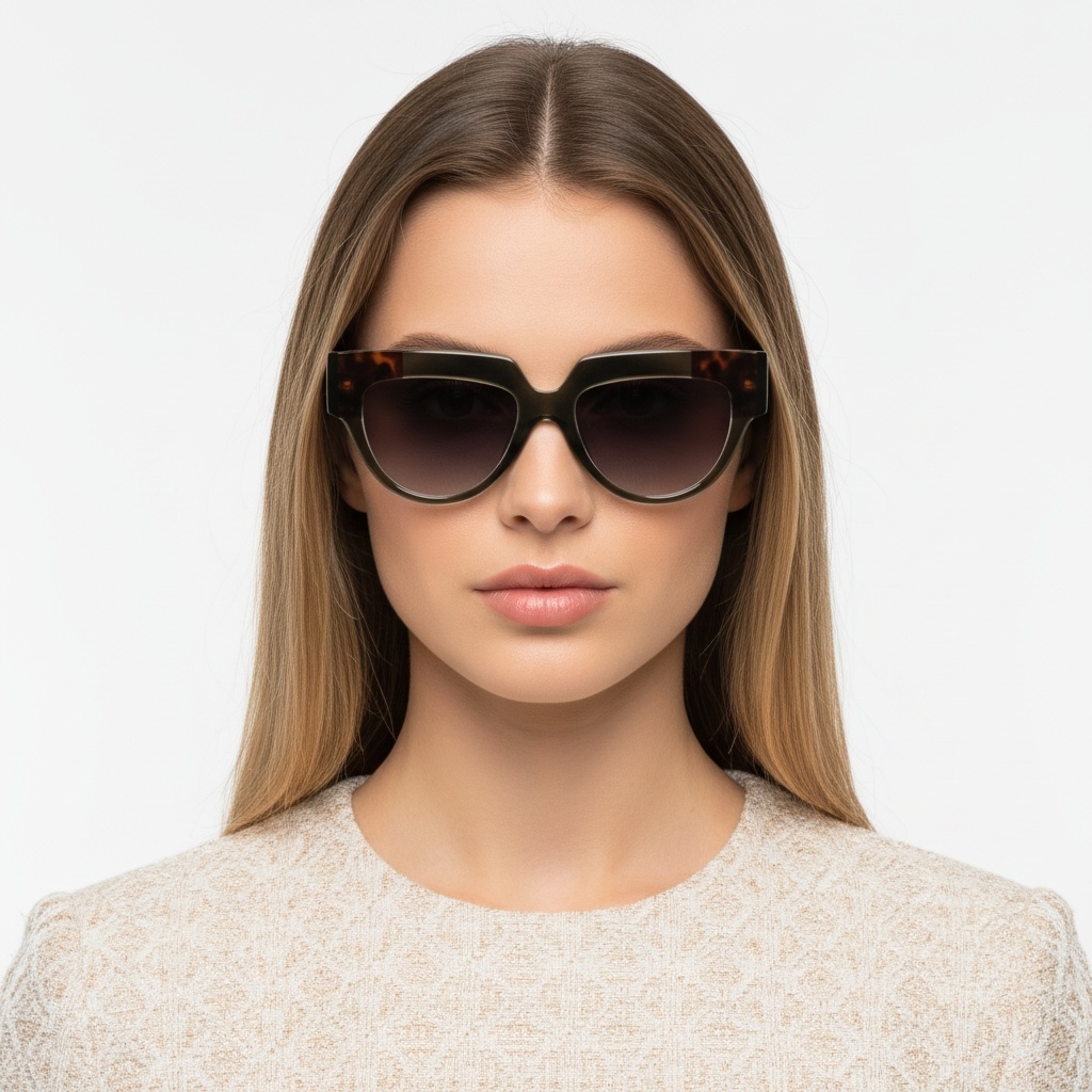 BS2607-0084_Green_Butterfly_Acetate_Sunglasses_model