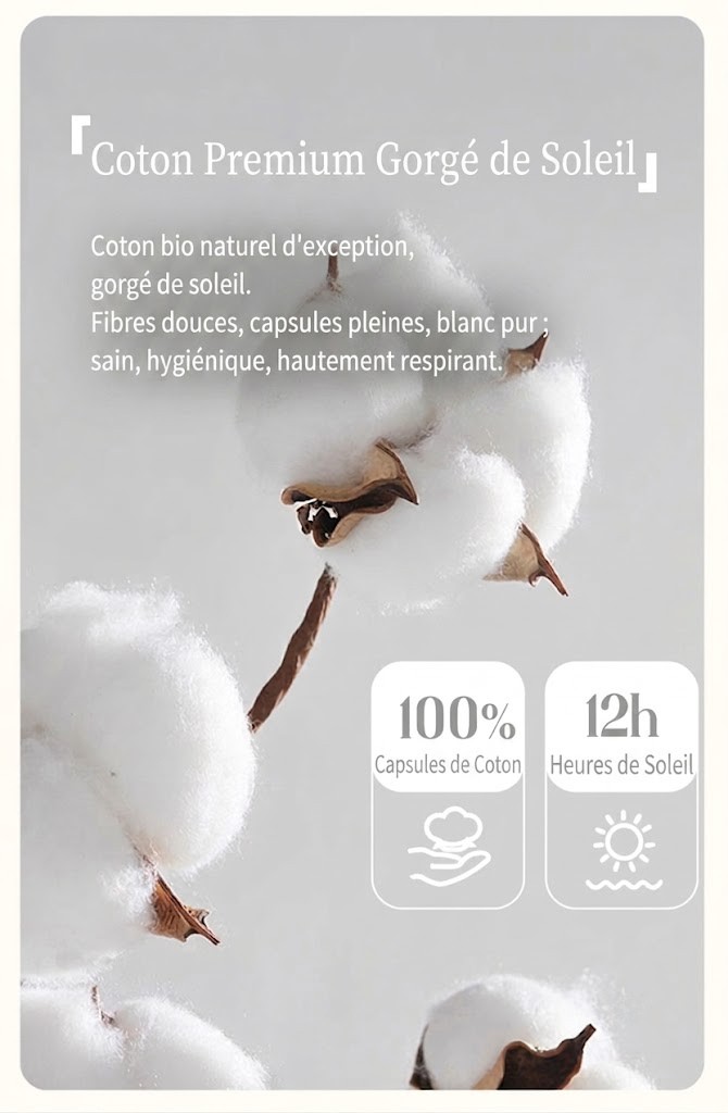 Parure de lit 4 pièces à imprimé floral haut de gamme - Housse de couette en coton doux