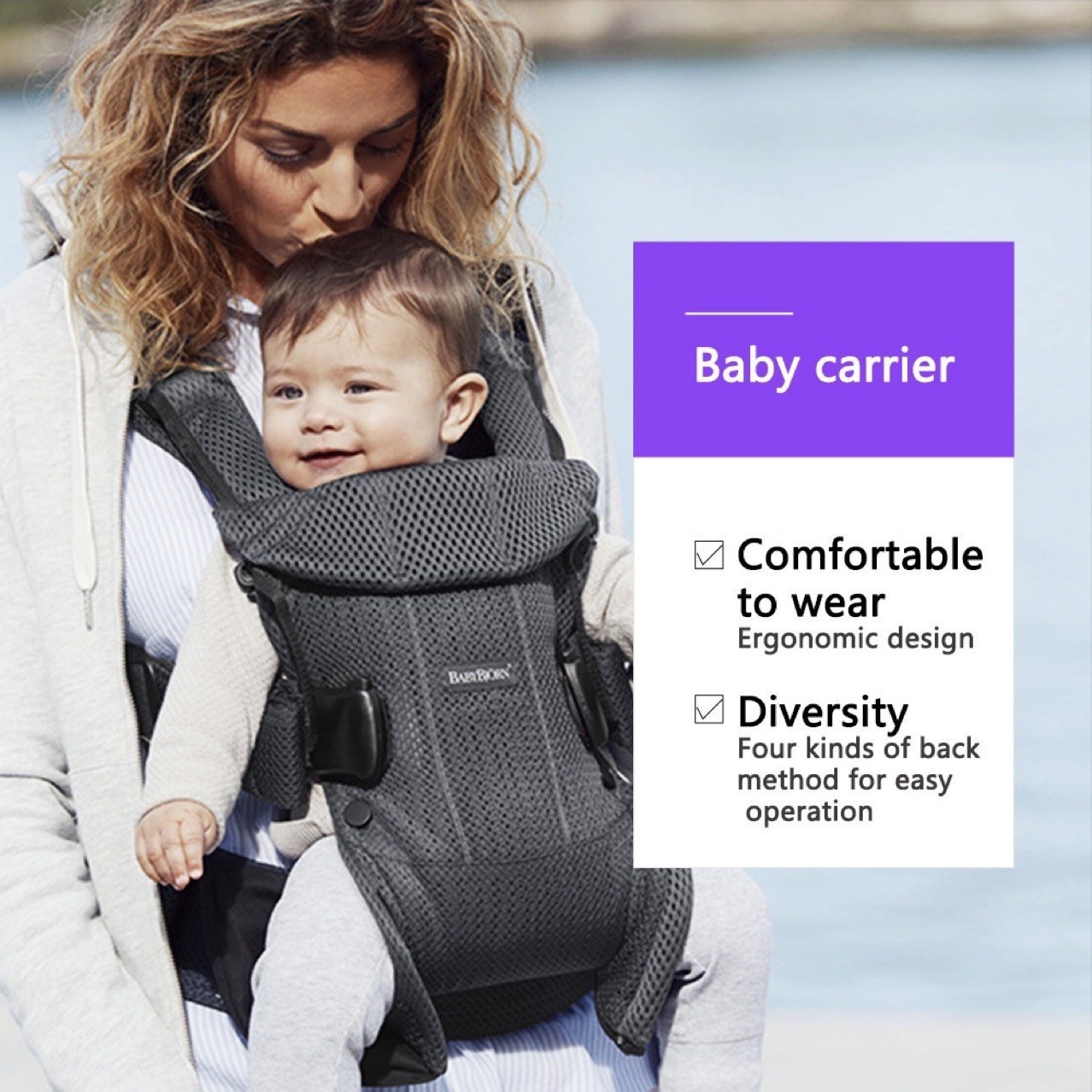 Ergonomic Baby Carriers for Newborns & Toddlers - Breathable