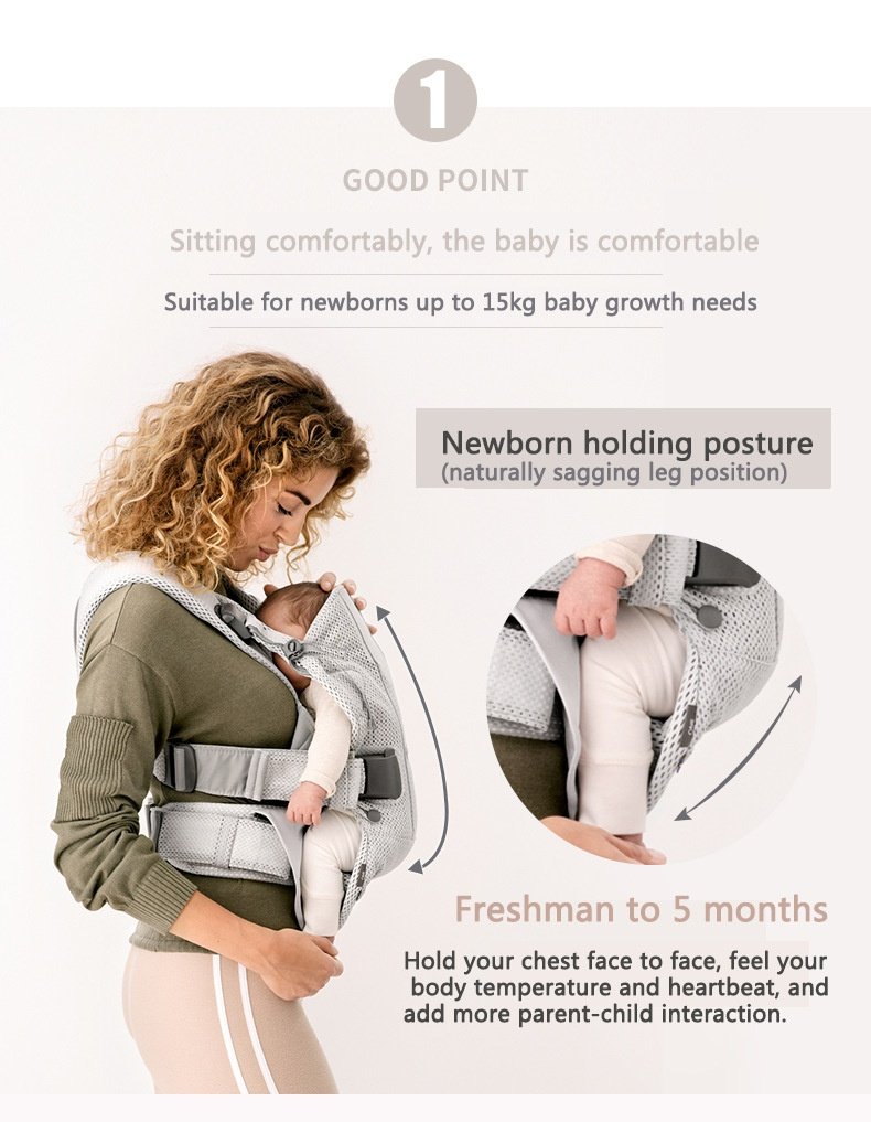 Ergonomic Baby Carriers for Newborns & Toddlers - Breathable