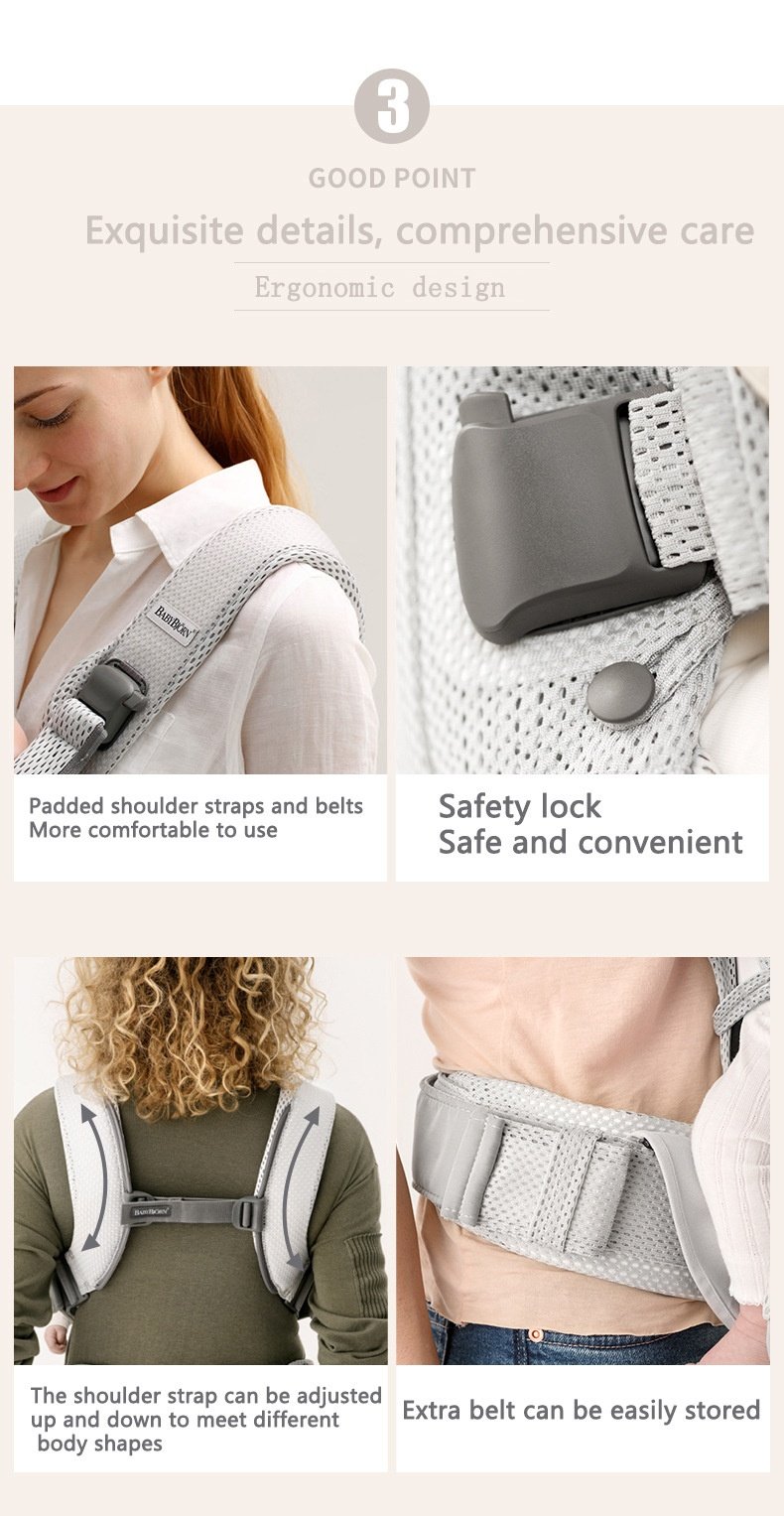 Ergonomic Baby Carriers for Newborns & Toddlers - Breathable