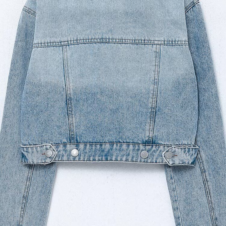 Denim Jacket Women's Classic Fashion Short Coat KUN-00179