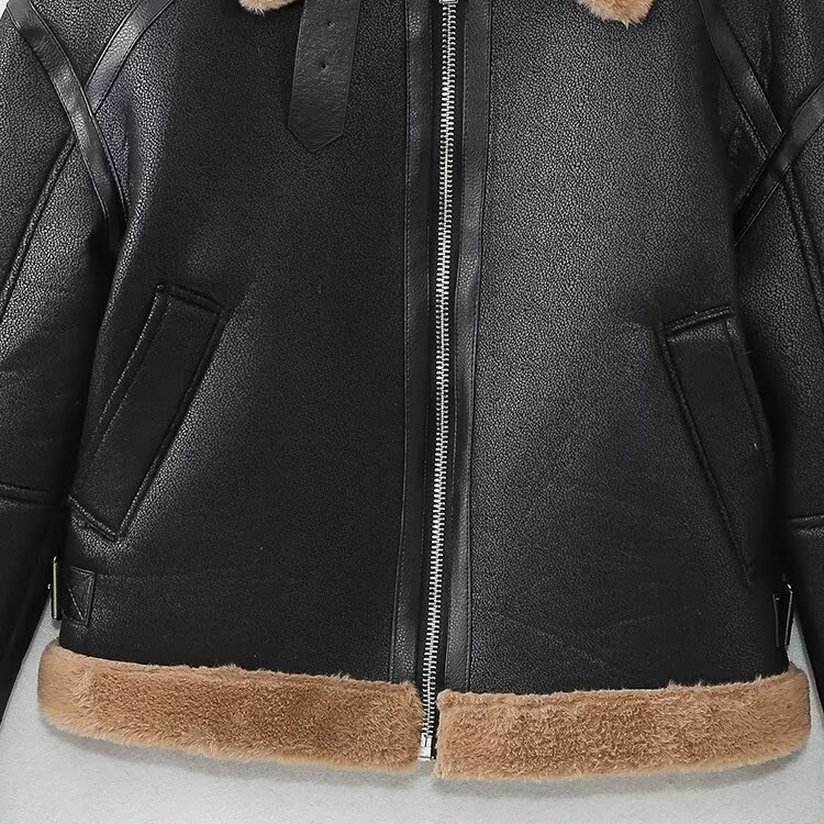 Veste courte réversible pour femme - Vêtement d'extérieur décontracté et élégant KUN-00164