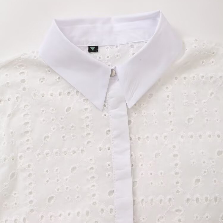 Women's Embroidered Lace Blouse - Stylish & Trendy KUN-00089