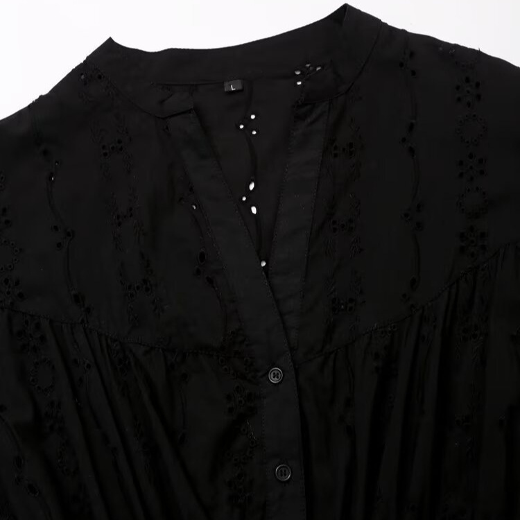 Minivestido de mujer - Encaje bordado de moda KUN-00001