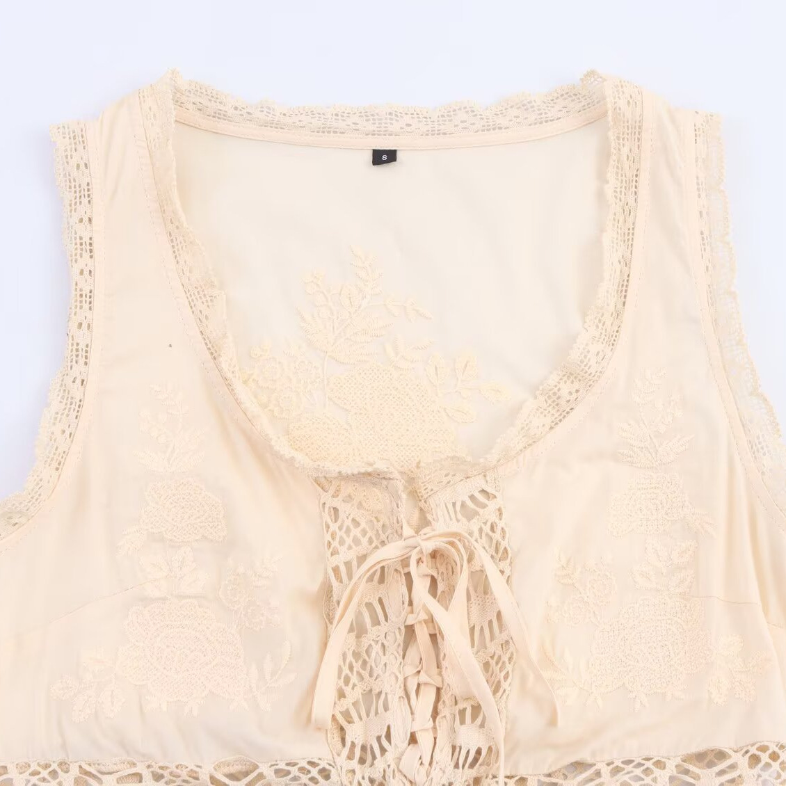 Embroidered Romantic Blouse - European Style Top KUN-00128
