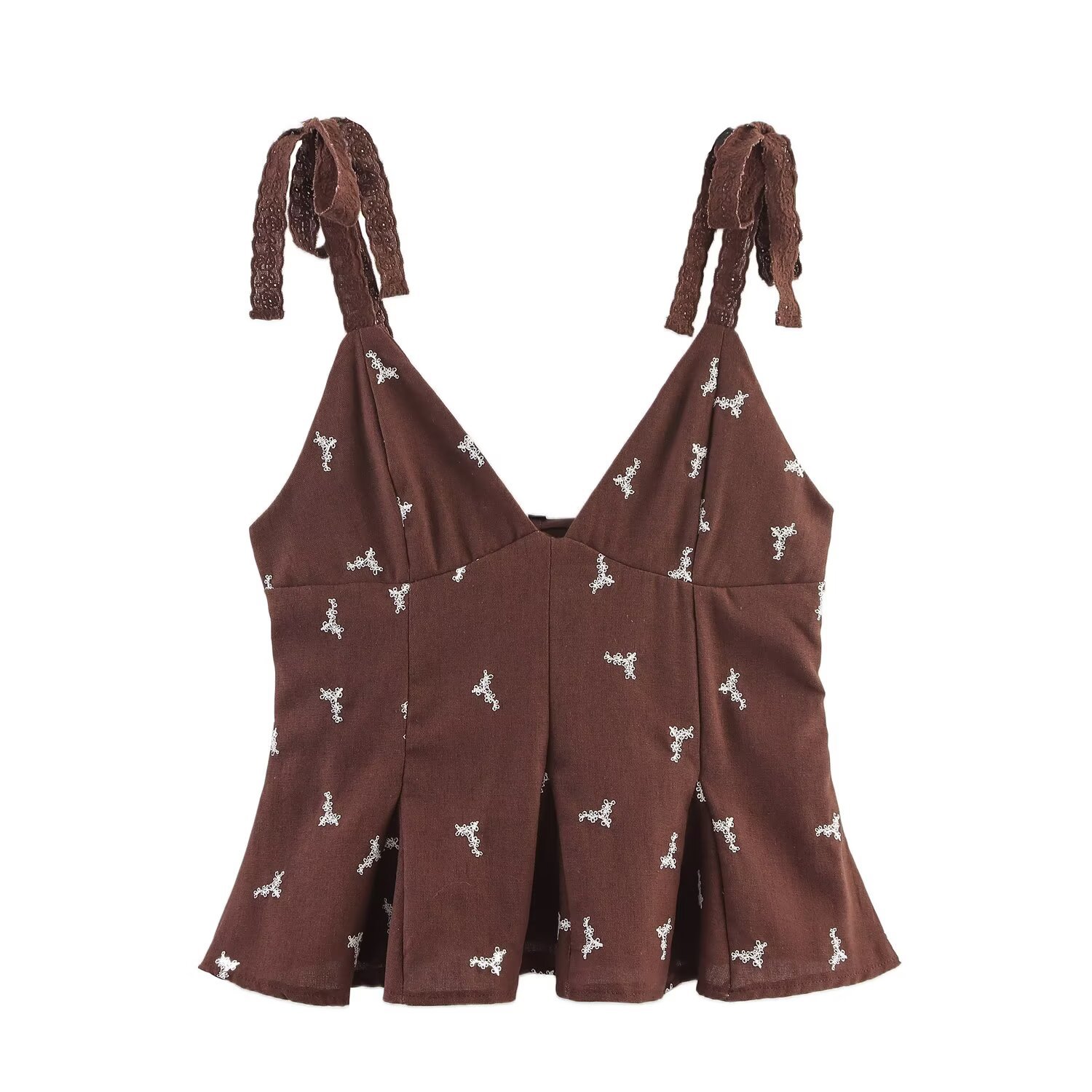 Embroidered Mini Skirt Top - European Chic KUN-00120