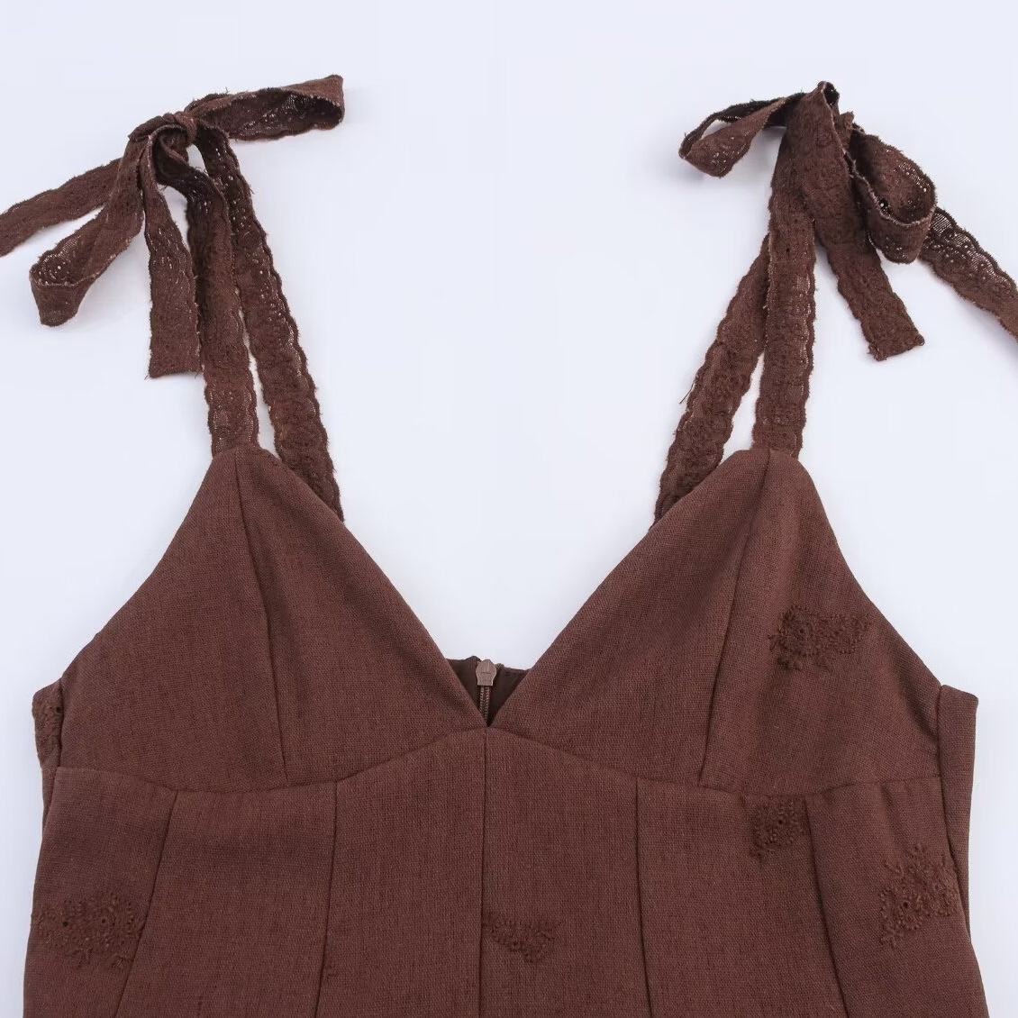 Embroidered Mini Dress - Women's European Style Fashion KUN-00062