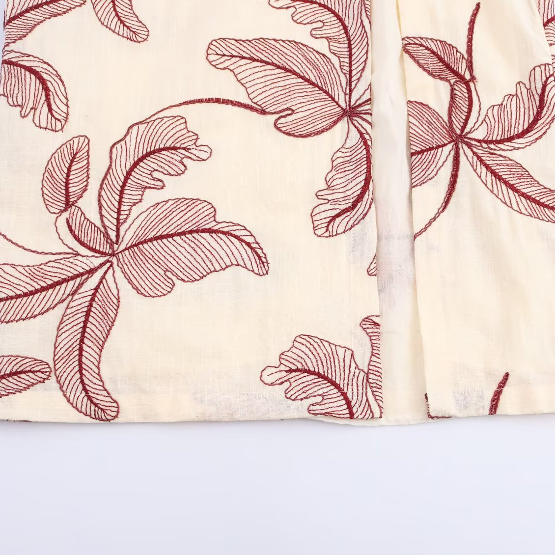 Vestido midi bordado - Estilo europeo para mujer KUN-00034