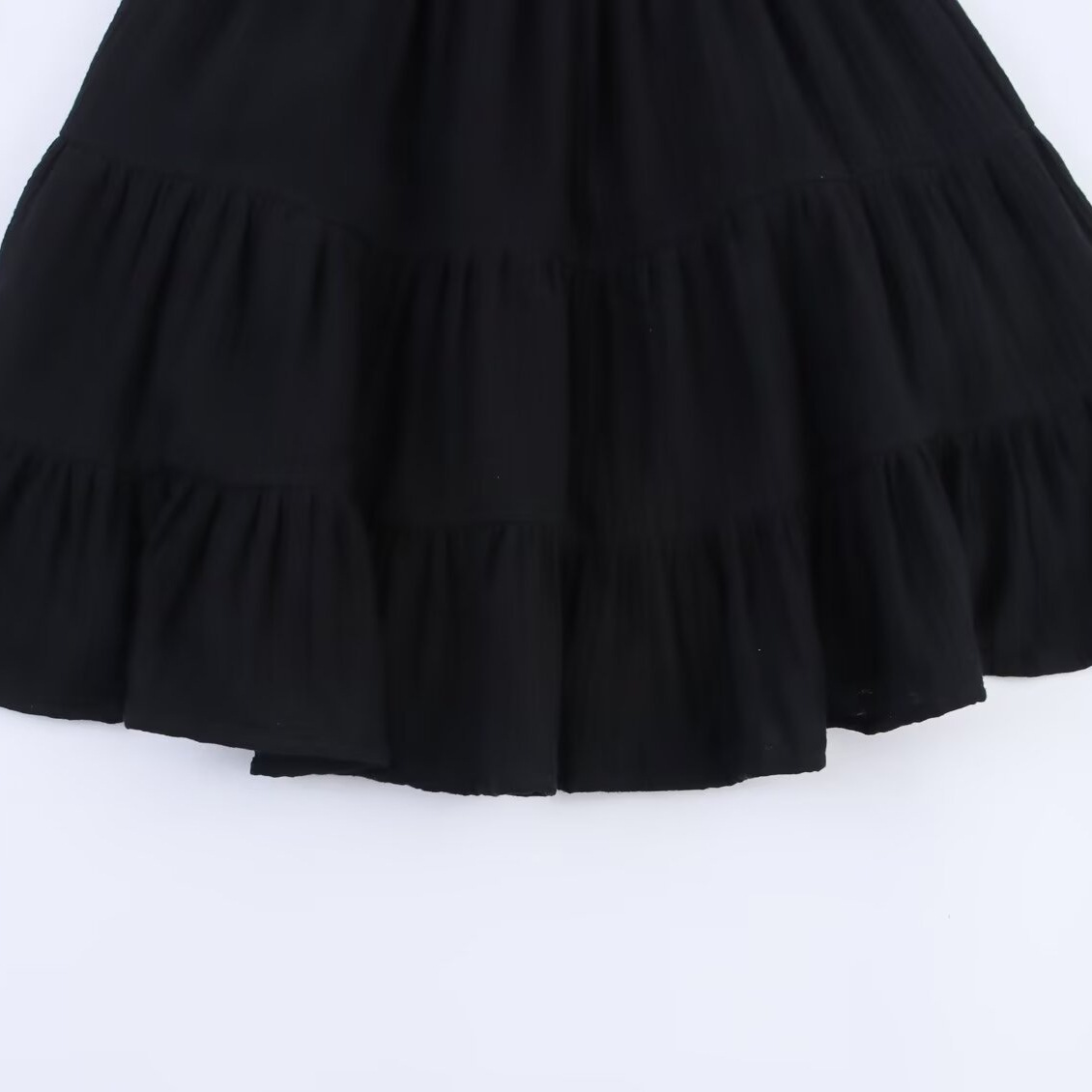 Lace Trim Tulle Mini Dress - European Style KUN-00179