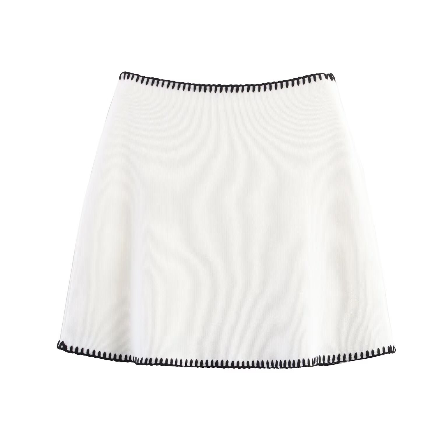 Embroidered Knit Vest and Dress Set - European Style KUN-00037