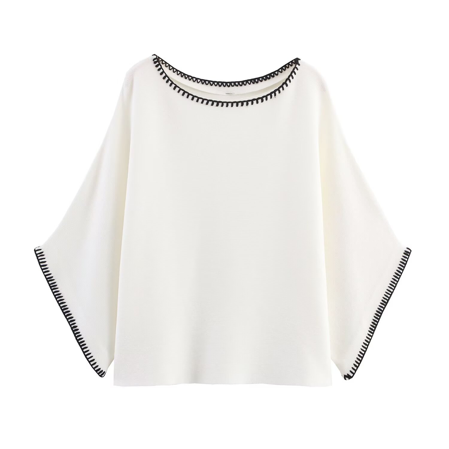 Embroidered Knit Vest and Dress Set - European Style KUN-00037