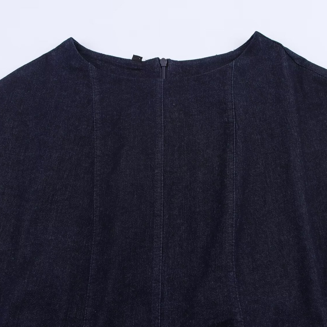 Midi Dress with Belt - Slim Fit European Style KUN-00146