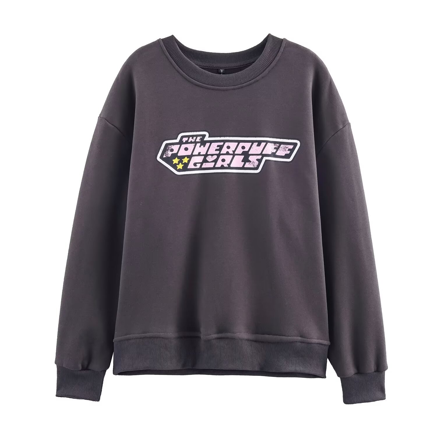 Women's Cartoon Sweatshirt - Washed Graphic Pullover KUN-00021