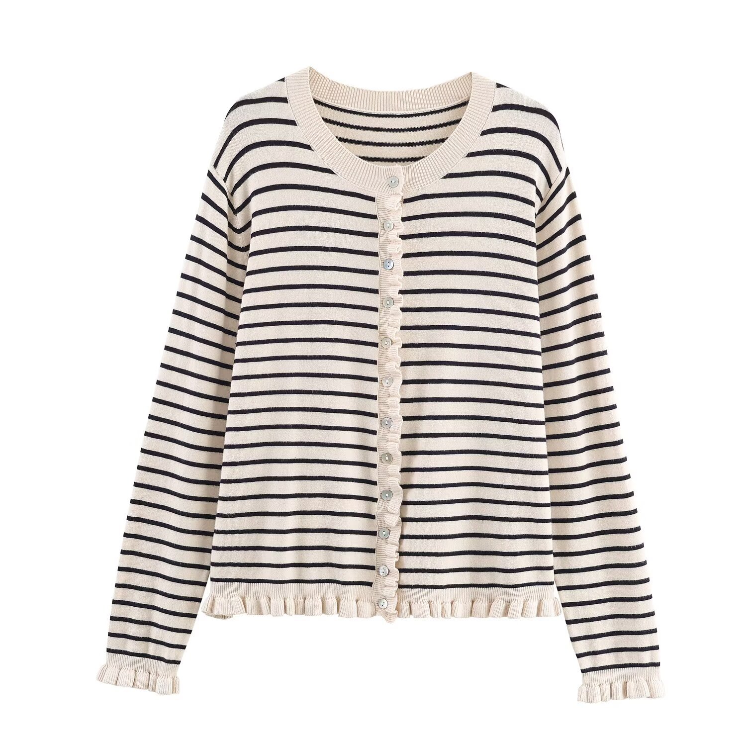 Knit Layered Cardigan - Chic European Style KUN-00290