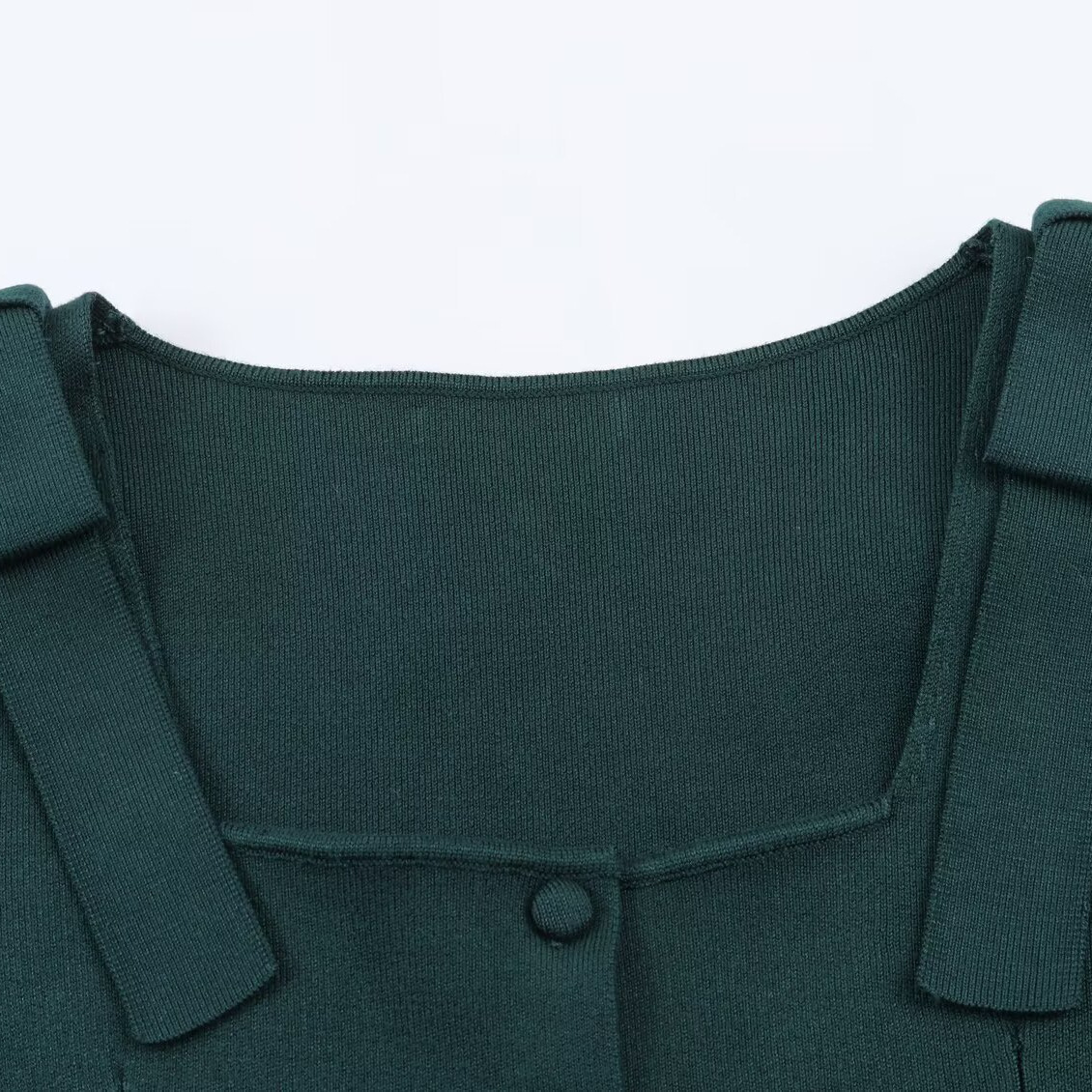 Knit Cardigan with Bow Shoulder Detail - Stylish Women's Sweater KUN-00127