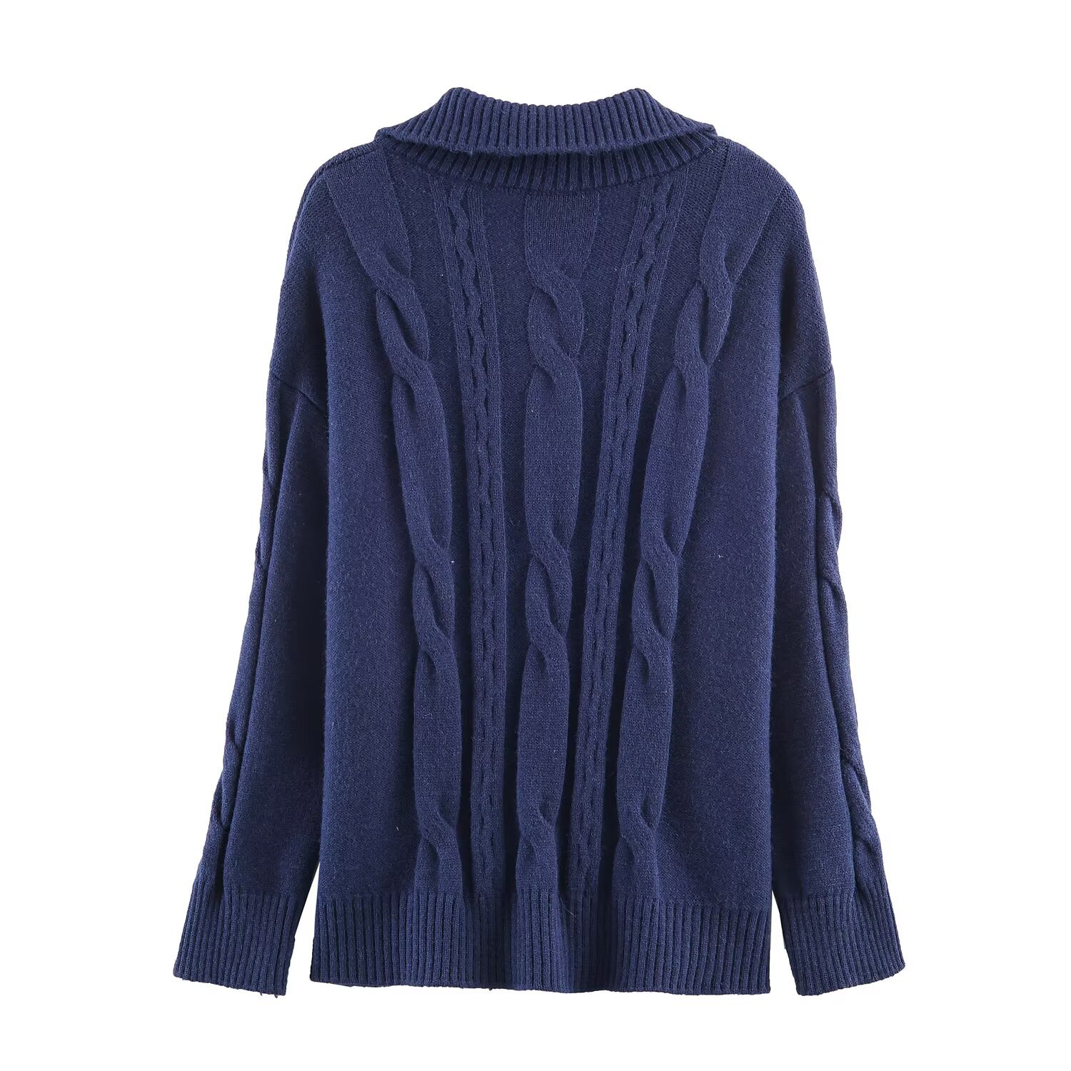 Knit Polo Shirt - Embroidered Trendy Casual Top KUN-00099