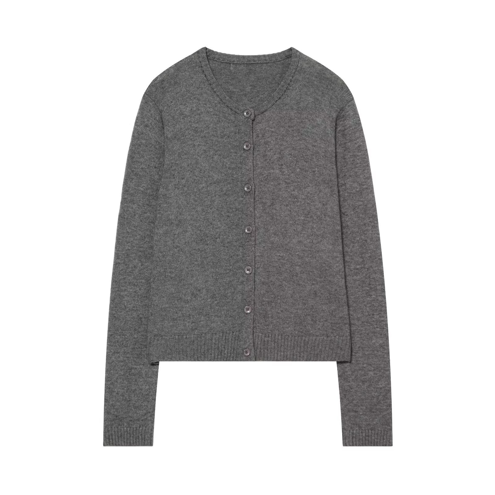 Cárdigan de punto - Chaqueta de punto fino suave estilo europeo KUN-00089