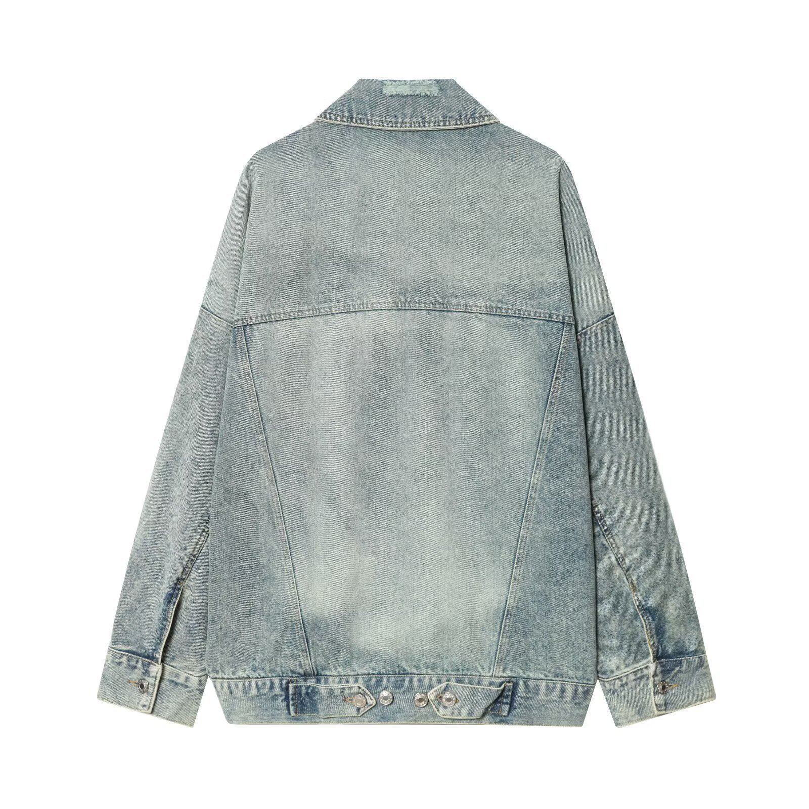 Denim Jacket Oversized Casual Trendy KUN-00174