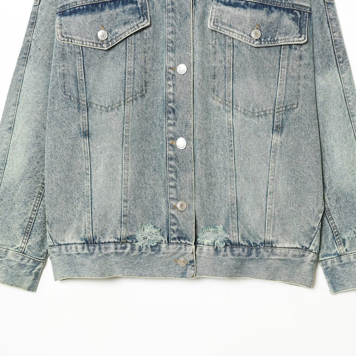 Denim Jacket Oversized Casual Trendy KUN-00174