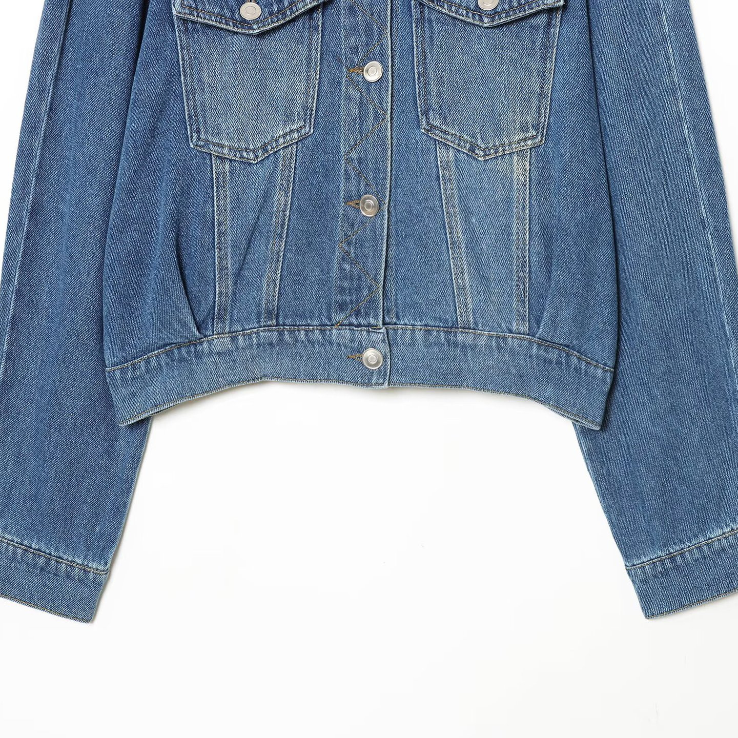 Denimjack voor dames, casual, cropped model KUN-00011