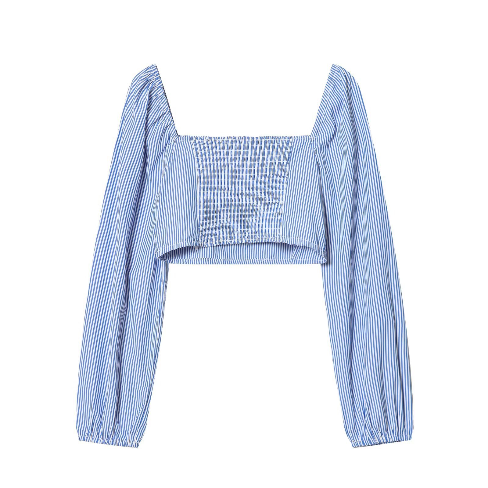 Gestreiftes Crop-Top – Schick & Stilvoll KUN-00021