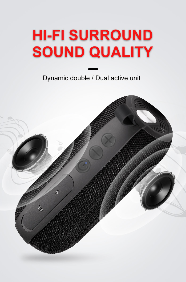 Powerful Portable Bluetooth Speaker - Waterproof Outdoor Sound