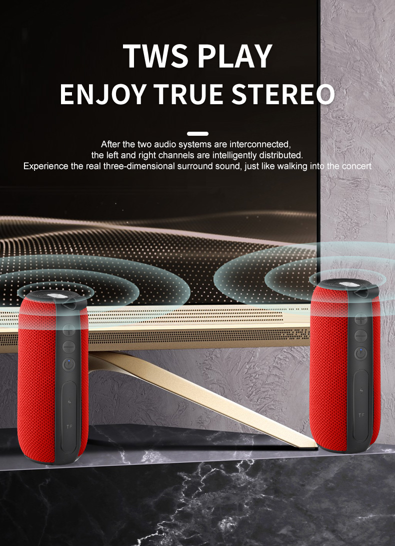 Powerful Portable Bluetooth Speaker - Waterproof Outdoor Sound