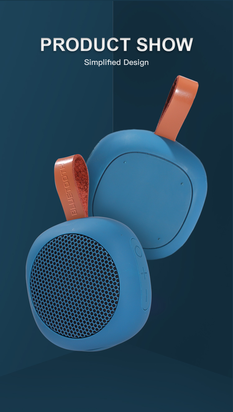 Portable Bluetooth Speaker with Carry Strap - Waterproof
