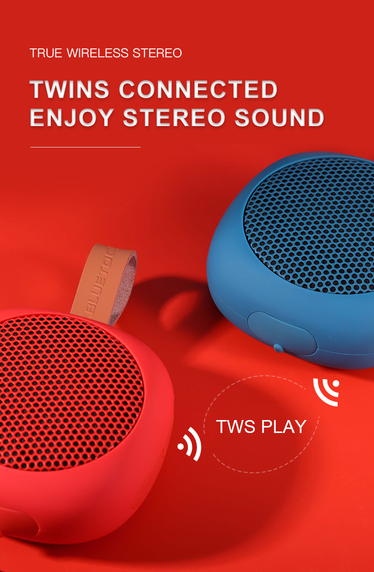 Portable Bluetooth Speaker with Carry Strap - Waterproof