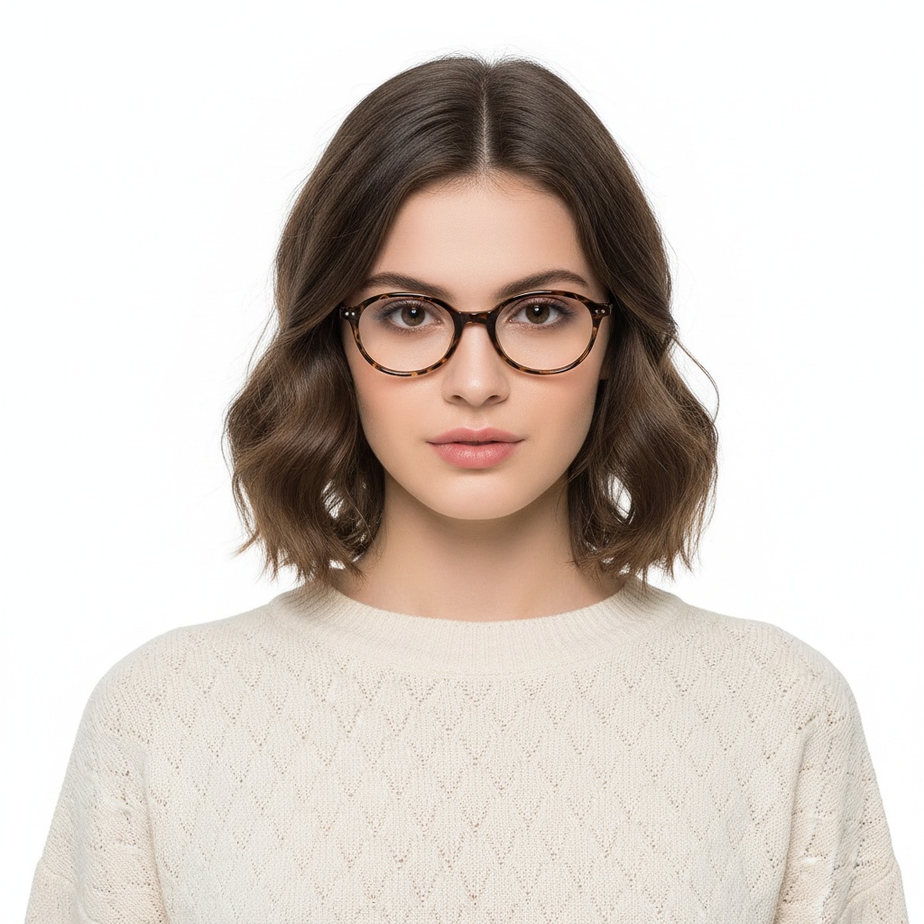 BS0423-0053_Tortoiseshell_Oval_TR90_Glasses_model