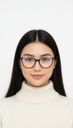 Butterfly Black Acetate Glasses #BS1902-0183