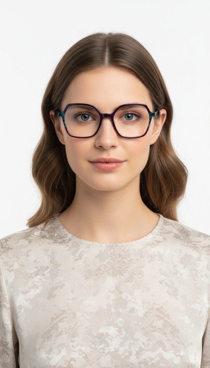 Butterfly Purple Acetate Glasses #BS1902-0188