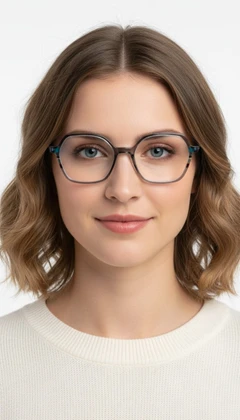 Gafas de acetato gris mariposa #BS1902-0189