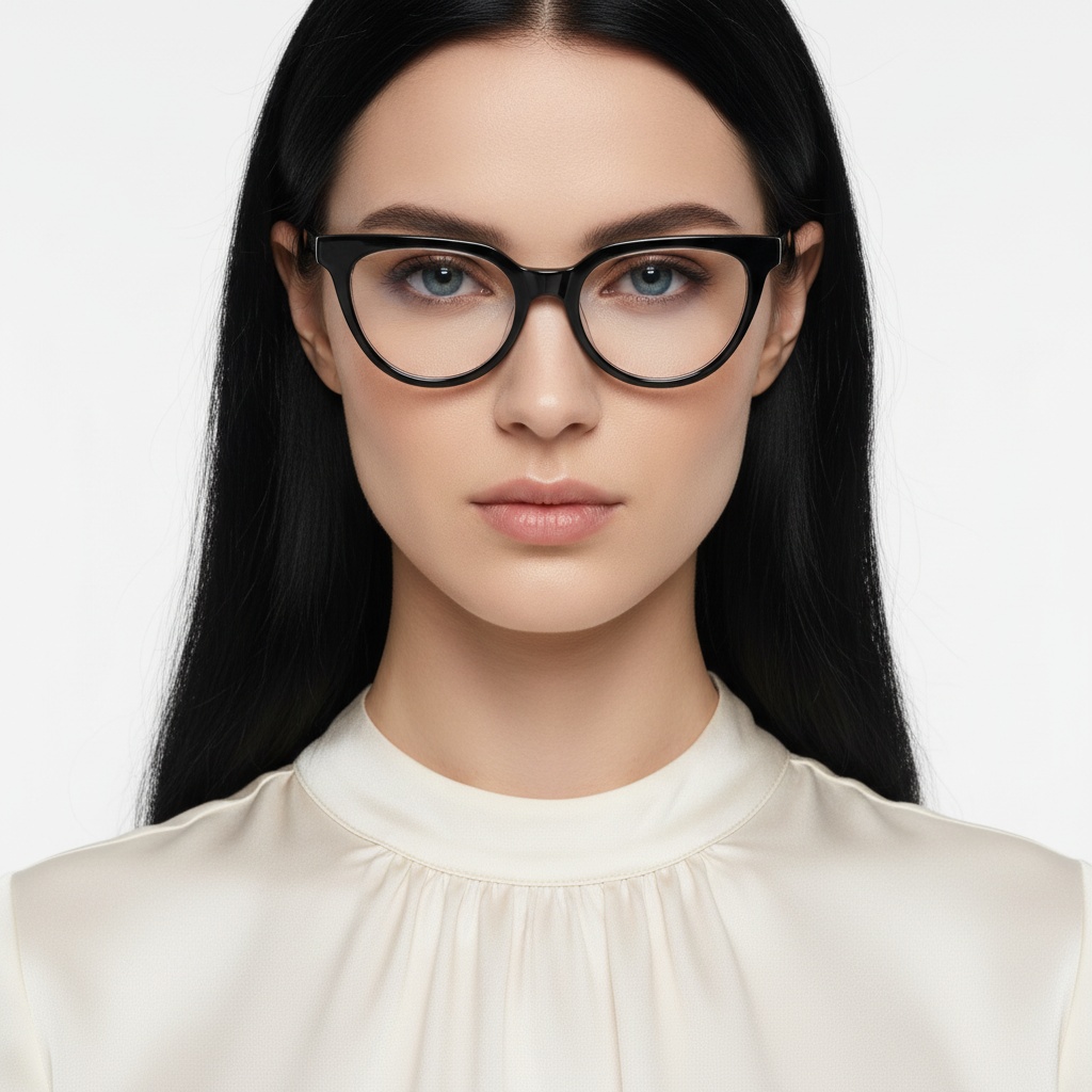 Butterfly Black Acetate Glasses #BS2012-0675