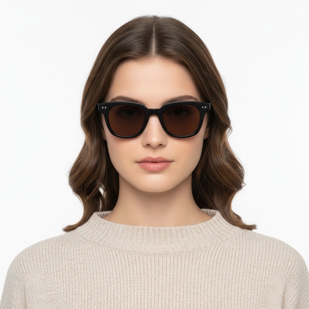 BS2503-0186_Black_Rectangular_Plastic_Sunglasses_model
