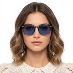 BS2503-0194_Blue_Rectangular_Plastic_Sunglasses_model