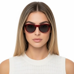 BS2503-0221_Red_Oval_Plastic_Sunglasses_model