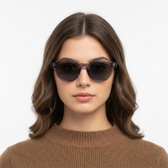 BS2503-0225_Purple_Oval_Plastic_Sunglasses_model