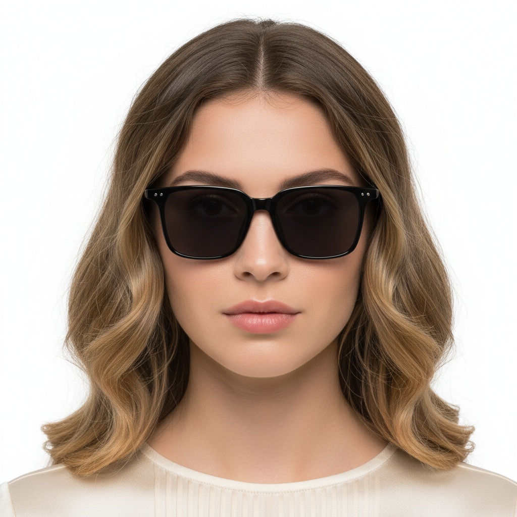 BS2503-0237_Black_Rectangular_Plastic_Sunglasses_model