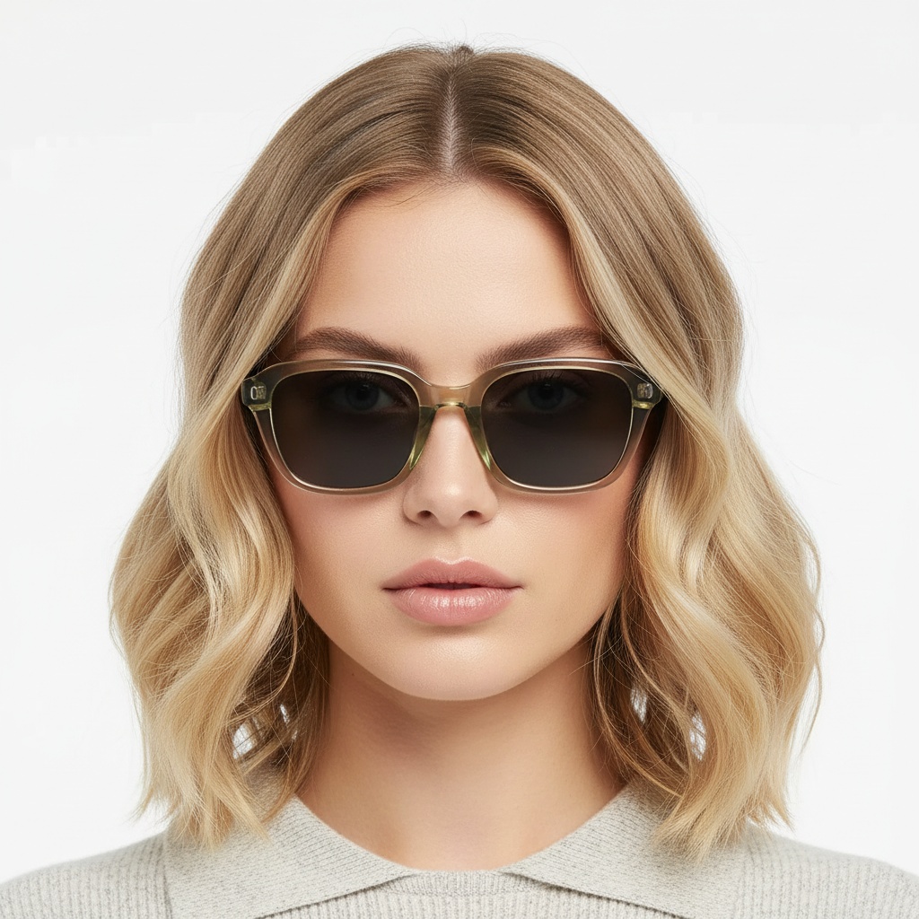 BS2503-0437_Brown_Rectangular_Plastic_Sunglasses_model