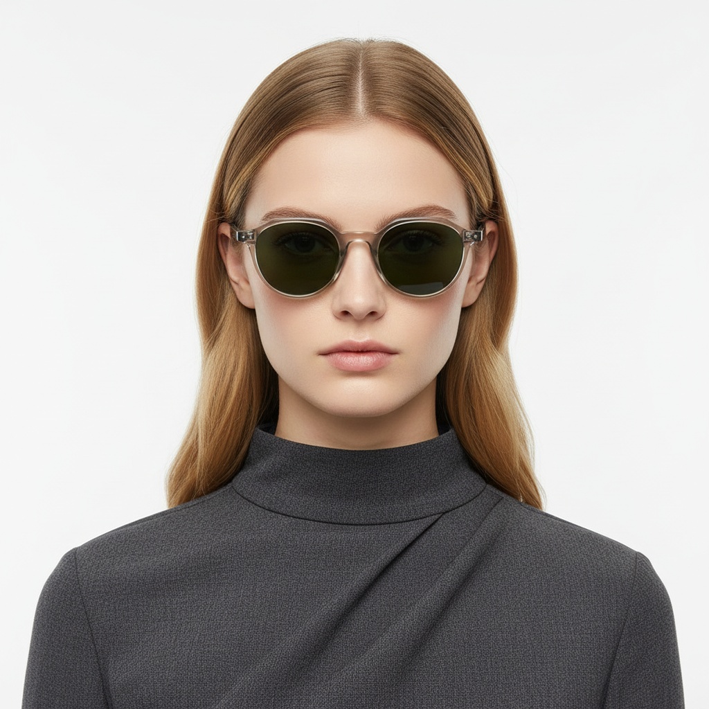 BS2503-0453_Grey_Oval_Plastic_Sunglasses_model